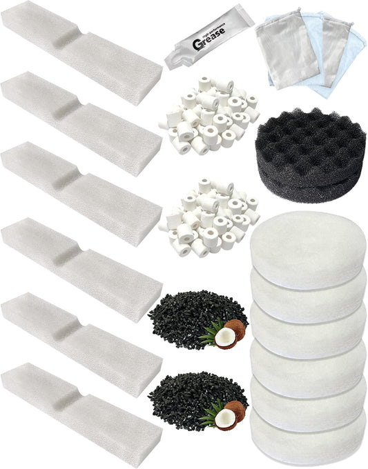 Aquarium Media Kits Compatible with Fluval FX2/FX4/FX5/FX6 Canister Filters