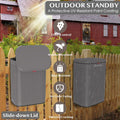 PAWZIDEA Wall Mount Dog Poop Trash Can Outside Odor Control, 2.1 gal. Small
