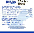 INABA Chicken Broth, Side Dish/Topper for Cats with Vitamin E, 1.76 Ounce Pouch, 8 Pouches Total, Chicken Recipe
