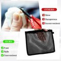 Klmnop 2 Pcs Sugar Glider Nails Trimming Pouch, Sugar Glider Bonding Pouch Mesh, Trim Bag for Ferrets Guinea Pig Rat(Bla