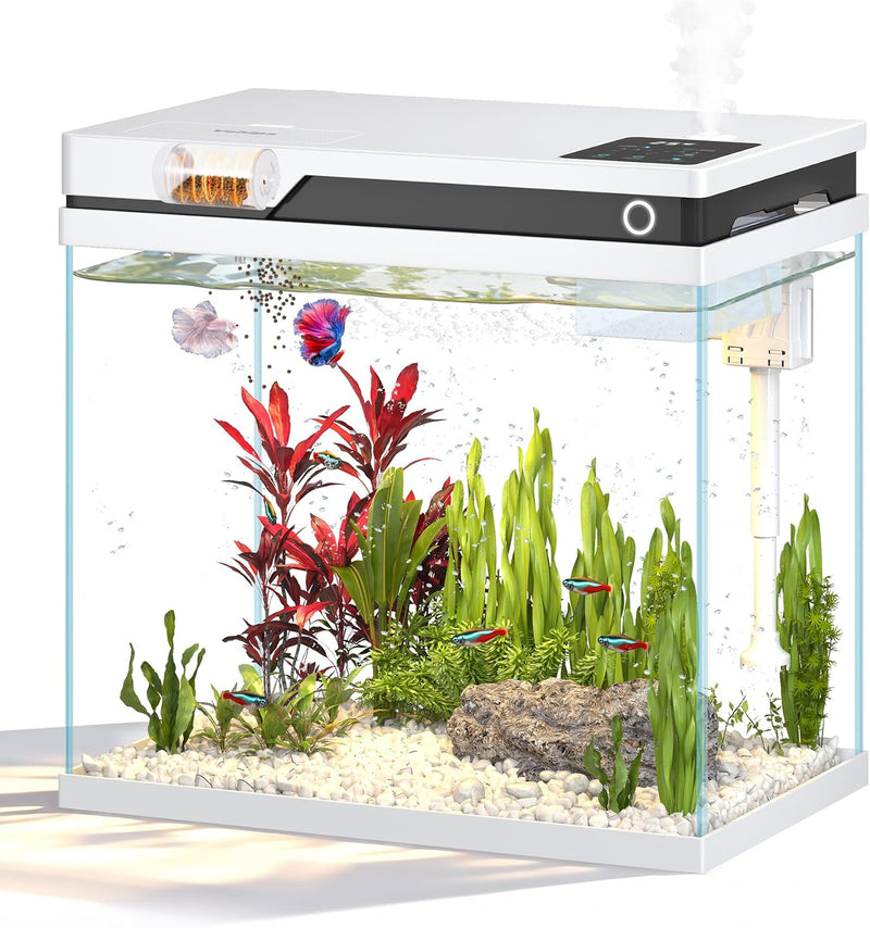 Fish Tank, Smart Fish Aquarium Kit 7 Gallon
