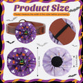 Huhumy 50 Pcs Halloween Dog Collar Bows Flowers Bulk for Small Medium Large