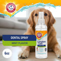 Arm & Hammer Complete Care Dog Dental Spray, Mint Flavor, Brushless Dog Breath Freshener with Baking Soda and Calcium for Tooth Enamel Support, Fluoride-Free, 6 Fl Oz