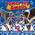 Forfon Tough & Strong Dog Toy for Aggressive Chewers – Tough Chew Toys for Large Dogs, Ideal for Tug-of-War & Teeth Cleaning, with 3 Rope Toys & 2 Dog Bags