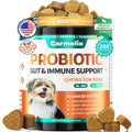 Probiotics for Dogs, Dog Probiotics for Yeast, Itchy Skin and Itchy Ears, Allergies, Immunity, Dog Gut Health Probiotic for Digestive Enzymes & Prebiotics for Diarrhea & Gas Relief (Chicken, 200 Chew)