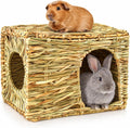 HERCOCCI Extra Large Grass House for Rabbit, Foldable & Comfortable House