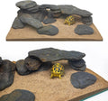 Aquarium Stone Natural Slate Stream Turtle Tank Rocks 3-7 inches Fish Rock for Aquarium Aquascaping Shrimp Tanks Amphibi