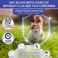Flea Collar for Cats, Cat Flea and Tick Collar, 4 Pack, 32 Months