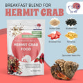 Hermit Crab Food Bundle (Farm and Meadow, Fruity Breakfast Blend, Crabby Bug Blend, Greensand)