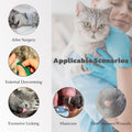 KOOBURS Cat Cone Collar Soft, Adjustable Kitten Cones After Surgery, Waterproof Kitten e Collar Soft to Stop Licking(Pink Flower, XS)