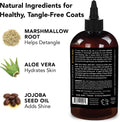 Pride and Groom The Non Shedder | Dog Grooming Shampoo for Doodles and Dogs that Do Not Shed | Tearless All Natural Body Wash with Coat-Specific Ingredients that Enhance Shine – 16oz