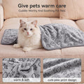 Sieidihit Dog Cat Playpen Tent Crate Cage with Blanket, Small Grey