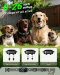 ROJECO 2-in-1 Dog Shock Collar & Dog Bark Collar,Smart Anti-Barking