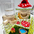 Jumping Spider Accessories, Jumping Spider Water Dispenser, Magnetic Hanging Feeder with Tweezers for Jumping Spiders, T