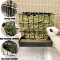 Rabbit Hay Feeder Guinea Pig Hay Holder with Hook Heavy-Duty Metal,Internal Sloping Design，Hay Feeder for Bunny,Rabbit，C