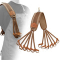 WAYNE'S DOG Canvas Duck Game Carrier - 12 Drops, Slip Noose - Bird Tote, Waterfowl & Goose Hanger, Duck Carrier Lanyard (Brown)