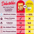 Delectables Lickable Treat Stew Senior 15+ Wet Cat Treat with Real Chicken & Tuna, Food Topper, Hydrating, Grain-Free, N