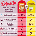 Delectables Lickable Treat Stew Wet Cat Treat with Real Tuna & Whitefish, Food Topper, Hydrating, Grain-Free, No Fillers