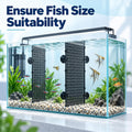 2pcs Plastic Grid Divider Tray Egg Crate Louvre Aquarium Fish Tank
