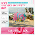 QBLEEV Dog Surgery Recovery Suit for Rear Legs, Long Back Leg Sleeve Pants