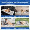 Cyhczx Thickened Dog Bed for Car Back Seat, Upgraded Bottom Non-Slip，Fits Hard Bottom car seat Cover for Dogs, Premium Mixed Color ，Dog Car Seat Cover