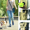 RibbyPup Waterproof Dog Walking Bag With Universal Water Bottle Holder, Built-In Poop Bag Dispenser, Unisex Cross Body T