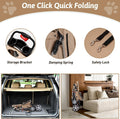 Foldable Pet Stroller 4 Wheels for Small Medium Dogs Cats