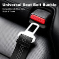 APakBak Dog Seat Belt for Car, Adjustable Dog Car Harness Seatbelt for Small Medium Large Dogs, Heavy Duty Travel Safety Restraint with Locking Aluminum Hook & Reflective Nylon Strap, Black