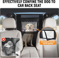 YJGF Dog Car Barrier for Use with Dog Back Seat Cover,Pet Car Net Divider