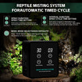 MECESOR Automatic Reptile Mister Humidifier with Timer,Programmable Terrarium Reptile Mister System for Chameleons, Snak