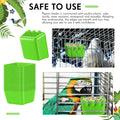 Maxdot 50 Pcs Cage Cups Chicken Feeder 16 oz Food Bowl