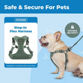 Voyager Step-in Flex Adjustable Dog Harness - Moss Green, Small
