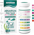 7 Way Aquarium Test Strips, 125 Strips for Fish Tank & Pond Test Kit