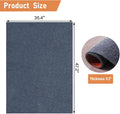 35" X 47" X 0.2''Large Mat for Under Dog Crate-Absorbs Urine, Waterproof, Non-Slip,Easy to Cut, Protects Floors from Wear and Scratches,Reusable Dog Playpen Mat