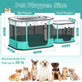 Cat Playpen, Portable Pet Dog Playpen, Foldable Kitten Puppy Play Pen