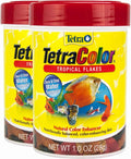 Tetra 77160 TetraColor Tropical Flakes,1-Ounce,185 ml,(Pack of 2)