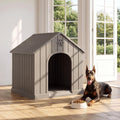 Fancyango Large Dog House for Medium to Large Dogs – Sturdy Waterproof Doghouse for Indoor/Outdoor Use with Air Vents an
