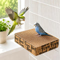 7.8” Paper Bird Shredding Toys,Bird Cage Platform for Small Medium Parrots