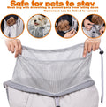 Dog Carrier Sling,Dog Carriers for Small Dogs & Cats Up to 20lbs,Puppy Carrying Backpack Pet Purse with Pockets,Adjustable Shoulder Strap,Hands Free for Travel (Grey)