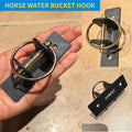 4 Pack Horse Water Bucket Hook with Quick Release Pin, Rust Resistant Heavy Duty Feed Bucket Hanger, Wall Mounted Stall 