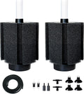 2 Pack 60-70 Gal Aquarium Sponge Filter with Air Stone