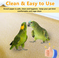 Acsist 50PCS Gravel Paper for Bird Cage, 17 x 11 inch Cuttable Sea Sand Paper Liners, Calcium Sandpaper for Hard-Billed Birds, Bird Cage Liners for Parrots,Cockatiels & All Your Feathered Friends