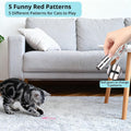 Waputne Cat Toy, 2 Pieces, Rechargeable, 3 Light Modes, 5 Fun Patterns