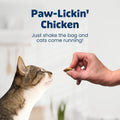Blue Buffalo Bursts Crunchy & Creamy Cat Treats, Great for Training, Paw-Lickin' Chicken, 5-oz Bag