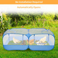 Jhua Small Animal Playpen Pet Cage Tent Large Chicken Run Coop 73"x36"x25"
