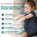 7 Way Aquarium Test Strips, 125 Strips for Fish Tank & Pond Test Kit