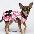 Fitwarm Halloween Ghost Dog Dress, Funny Dog Halloween Costumes, Doggy Clothes for Small Dogs Girl, Pet Apparel, Pink, W