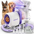 oneisall Dog Grooming Vacuum Kit: 15000Pa Shedding Brush with Grooming Tools, 3 Suction Low Noise, for Pet Thick and Undercoat, 1.5L Dust Cup, Dog Hair Vacuum, Home Cleaning, LM5