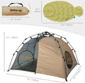 Quickup Pop Up Cat Tent for Outside, X-Large Catio & Cat Enclosure with Fish-Shaped Cat Mat, Portable Outdoor Cat Plaype