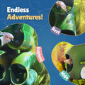 Betta Fish Tunnel Hideout | Aquarium Cave & Tunnel Decor for Betta Fish, Shrimp & Small Fish | Fish Tank Decoration, Bet